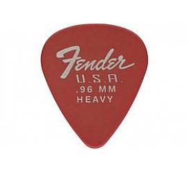 Fender 351 DURA-TONE 96 12-PACK, FIESTA RED Набор медиаторов