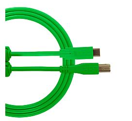 UDG Ultimate Audio Cable USB 2.0 C-B Green Straight 1