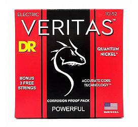 DR Strings VERITAS COATED CORE ELECTRIC GUITAR STRINGS - MEDIUM TO HEAVY (10-52) 