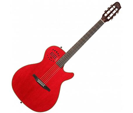 Godin 035946 - Multiac Steel Duet Ambiance Red HG With Bag (Made In Canada) 