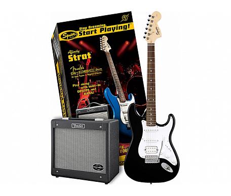 Fender Squier Affinity Stratocaster HSS & G-DEC Jr Black
