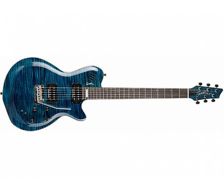 Godin LGXT Tr.Blue Flame AAA with Bag