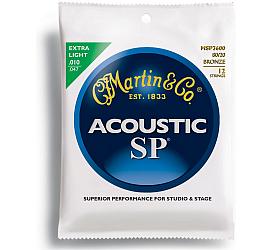 Martin MSP3600 SP Acoustic 80/20 Bronze Extra Light 12 String (10-47) 