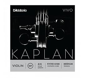 D'addario KV310 4/4M KAPLAN VIVO VIOLIN STRINGS 4/4 MEDIUM