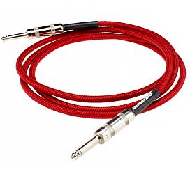 DiMarzio EP1710SS INSTRUMENT CABLE 10ft RED