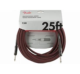 Fender CABLE PROFFESIONAL SERIES 25' RED TWEED