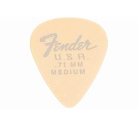 Fender 351 DURA-TONE .71 12-PACK, OLYMPIC WHITE Набор медиаторов