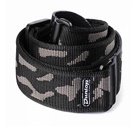 Jim Dunlop D3810GY CLASSIC CAMMO GRAY STRAP