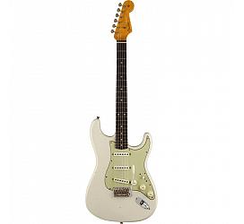 Fender CUSTOM SHOP LIMITED EDITION '62/'63 STRATOCASTER JOURNEYMAN RELIC RW AGED OLYMPIC WHITE