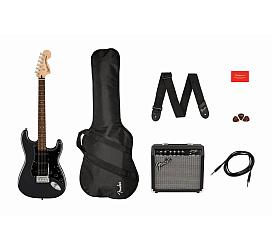 Fender Squier AFFINITY SERIES STRAT PACK HSS CHARCOAL FROST METALLIC