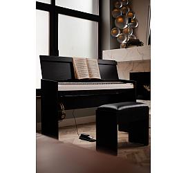 Yamaha P-125 + стенд с крышкой, черный
