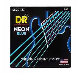 DR Strings NEON BLUE ELECTRIC - LIGHT (9-42) 