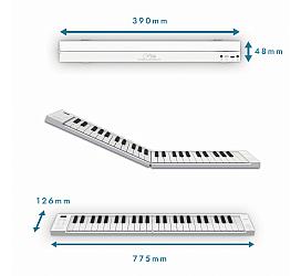 Carry on Folding Piano Touch 49 WHITE
