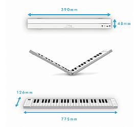 Carry on Folding Piano 49 WHITE