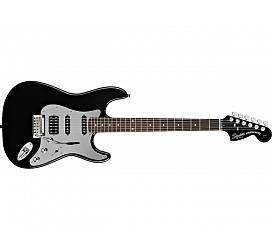 Fender Squier Black&Chrome Fat Stratocaster RW BK