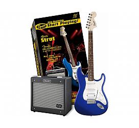Fender Squier Affinity Stratocaster HSS & G-DEC Jr Amp Metallic Blue