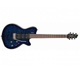 Godin Solidac Trans Blue Quilted w/bag