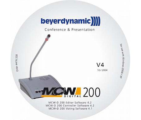 Beyerdynamic MCW-D 200 Voting 4.x программное обеспечение 