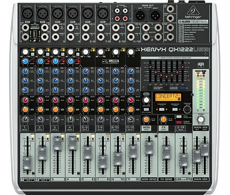 Behringer XENYX QX1222USB микшерный пульт 