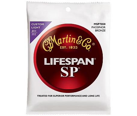 Martin MSP7050 SP Lifespan 92/8 Phosphor Bronze Custom Light (11-52) 