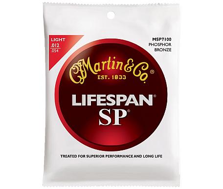 Martin MSP7100 SP Lifespan 92/8 Phosphor Bronze Light (12-54) 