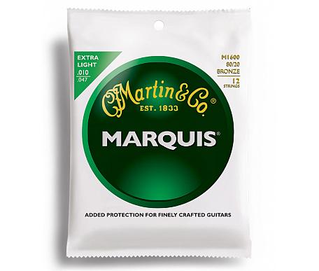 Martin M1600 Marquis 80/20 Bronze Extra Light 12-String (10-47) 