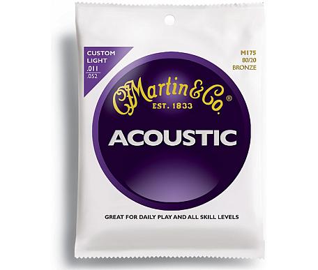 Martin M175 Traditional Acoustic 80/20 Bronze Custom Light (11-52) 
