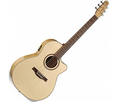 Seagull Performer CW Folk Flame Maple HG QIT with Bag 