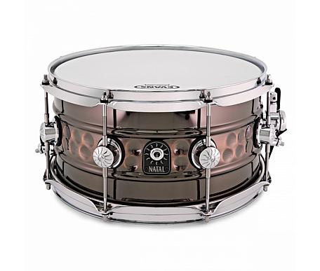 NATAL DRUMS BEADED HAMMERED STEEL SNARE 