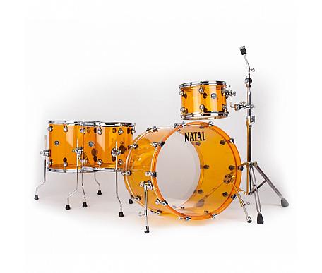 NATAL DRUMS ARCADIA ACRYLIC TRANSPARENT ORANGE 
