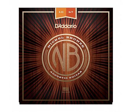 D'addario NB1047 NICKEL BRONZE EXTRA LIGHT 10-47 