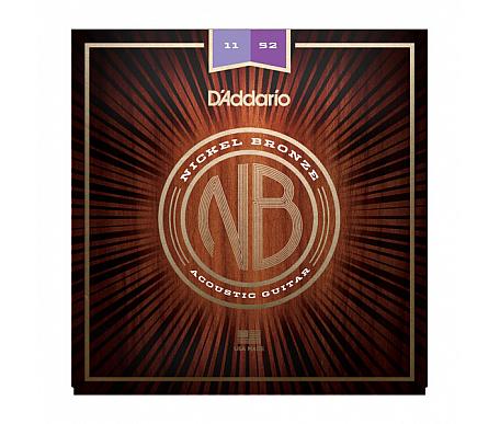 D'addario NB1152 NICKEL BRONZE CUSTOM LIGHT 11-52 