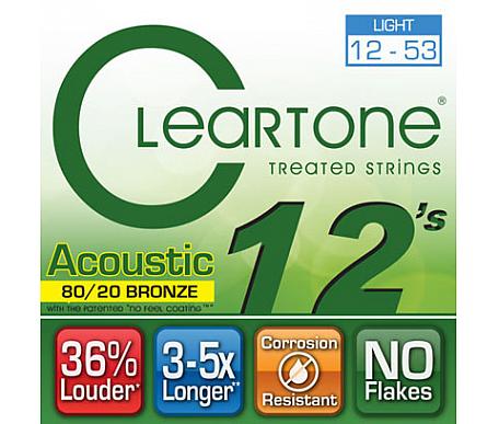 Cleartone 7612 ACOUSTIC 80/20 BRONZE LIGHT 12-53 