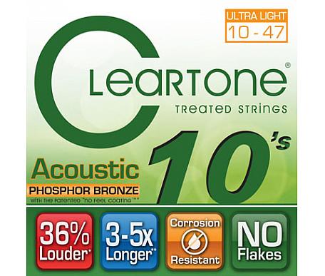 Cleartone 7410 ACOUSTIC PHOSPHOR BRONZE ULTRA LIGHT 10-47 