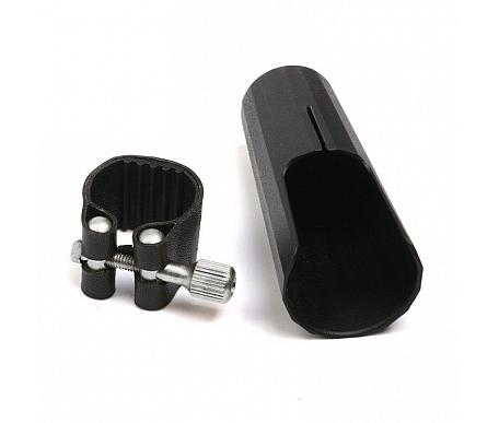 J.Michael D02 Leather Clamp and Cap for Soprano Sax 