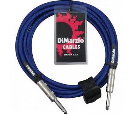 DiMarzio EP1715SS INSTRUMENT CABLE 15ft ELECTRIC BLUE