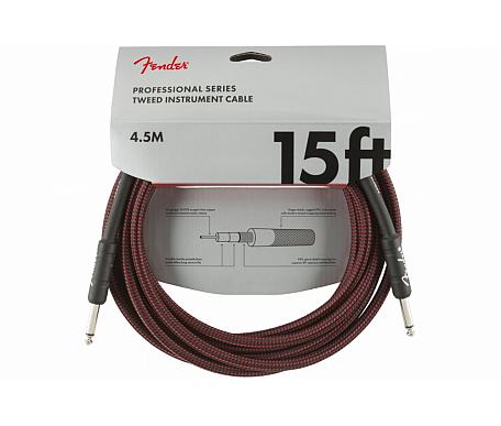 Fender CABLE PROFESSIONAL SERIES 15' RED TWEED