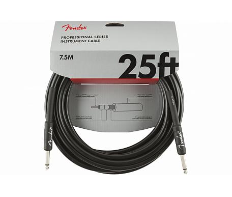 Fender CABLE PROFFESIONAL SERIES 25' BLACK