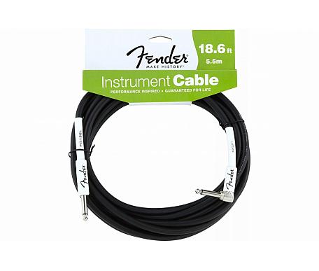 Fender PERFORMANCE INSTRUMENT CABLE 18,6 BK ANGLED