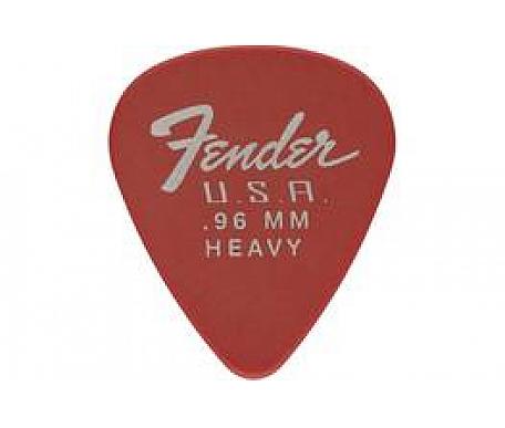 Fender 351 DURA-TONE 96 12-PACK, FIESTA RED Набор медиаторов