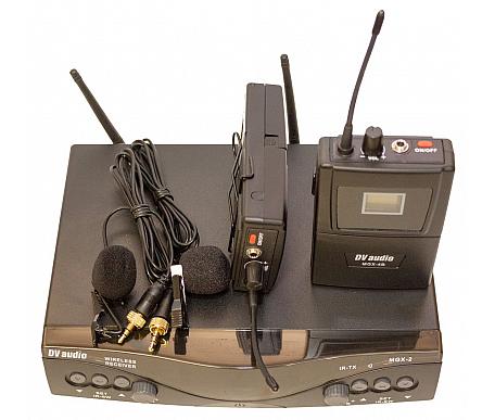 DV audio MGX-24B с петличными микрофонами 