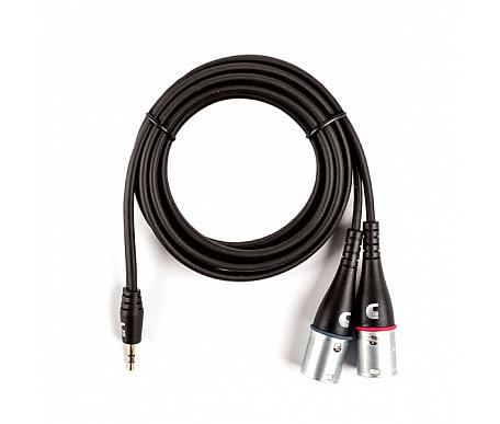 Planet Waves Custom Series 1/8” to Dual XLR Audio Cable PW-MPXLR-06 