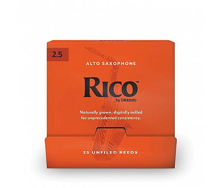 D'addario RJA0125-B25 Rico by D'Addario - Alto Sax #2.5 - 25 Box 
