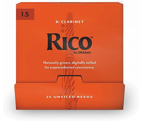 D'addario RCA0120-B25 Rico by D'Addario - Bb Clarinet #2.0 - 25 Box 