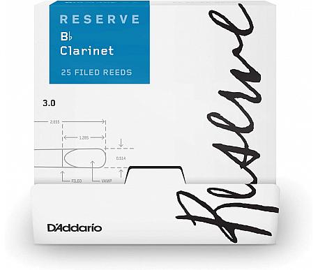 D'addario DCR0130-B25 Reserve Bb Clarinet #3.0 - 25 Box 