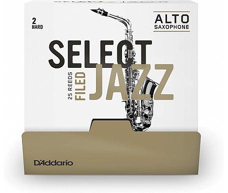 D'addario RSF01ASX2H-B25 Select Jazz - Alto Sax Filed 2H - 25 Box 