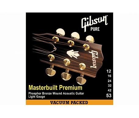 Gibson SAG-MB12 MASTERBUILT PHOSPHOR BRONZE .012-.053 