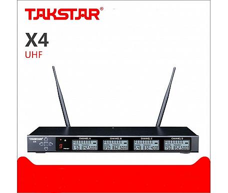 TAKSTAR X4 UHF-4х канальна радіосистема 