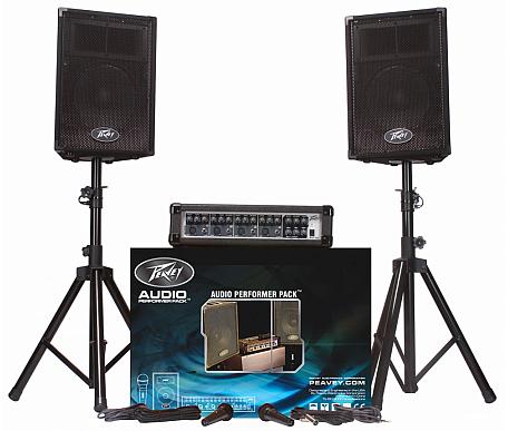 Peavey Audio Performer Pack Complete Portable PA System 
