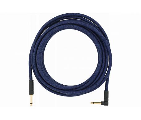 Fender 18.6' ANGLED FESTIVAL INSTRUMENT CABLE PURE HEMP BLUE DREAM